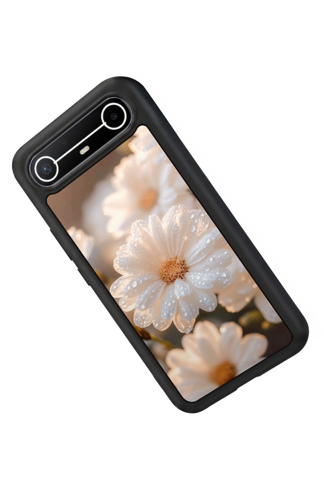 Tecno Spark Slim 5G Uyumlu Cicek Tasarımlı Glossy Premium Kılıf