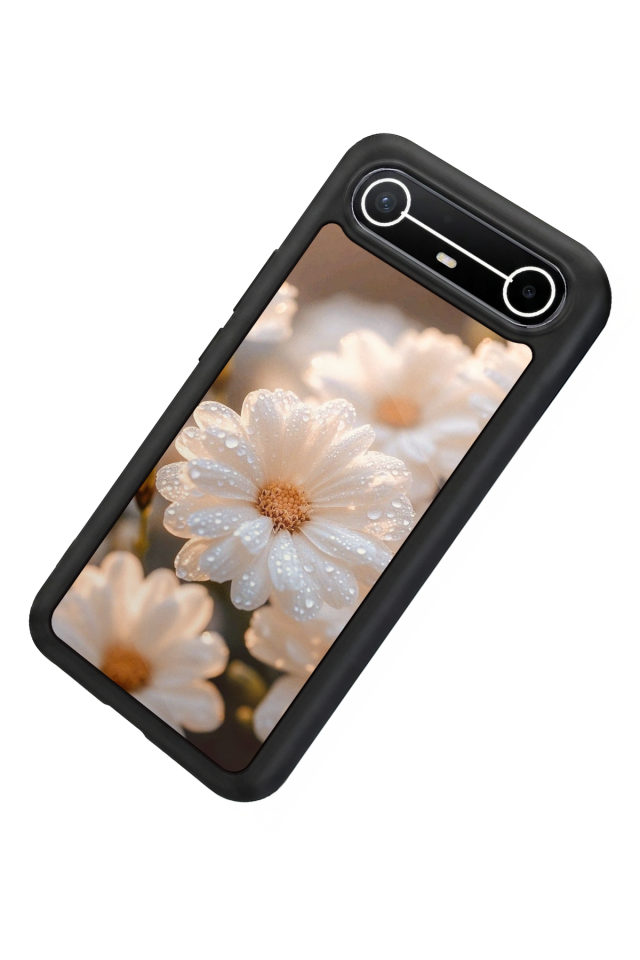 Tecno Spark Slim 5G Uyumlu Cicek Tasarımlı Glossy Premium Kılıf