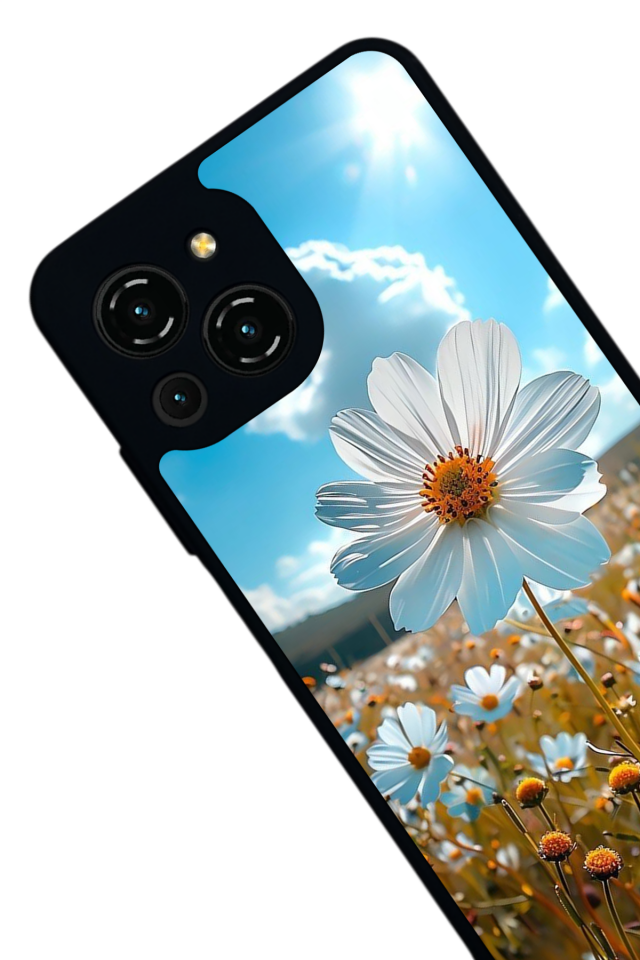 Reeder S23 Pro Max Uyumlu Cicek Tasarımlı Glossy Premium Kılıf