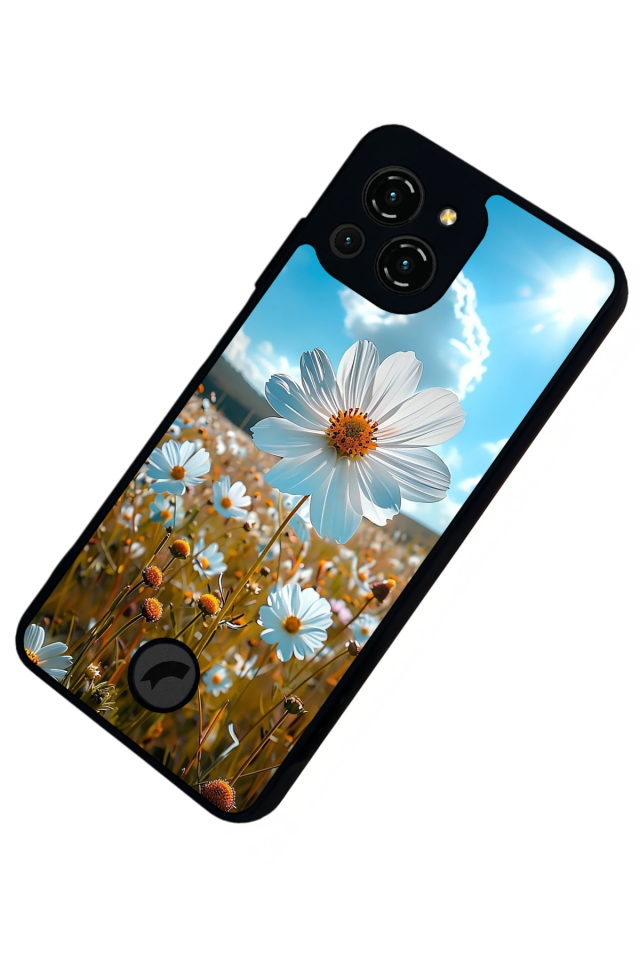 Reeder S23 Pro Max Uyumlu Cicek Tasarımlı Glossy Premium Kılıf