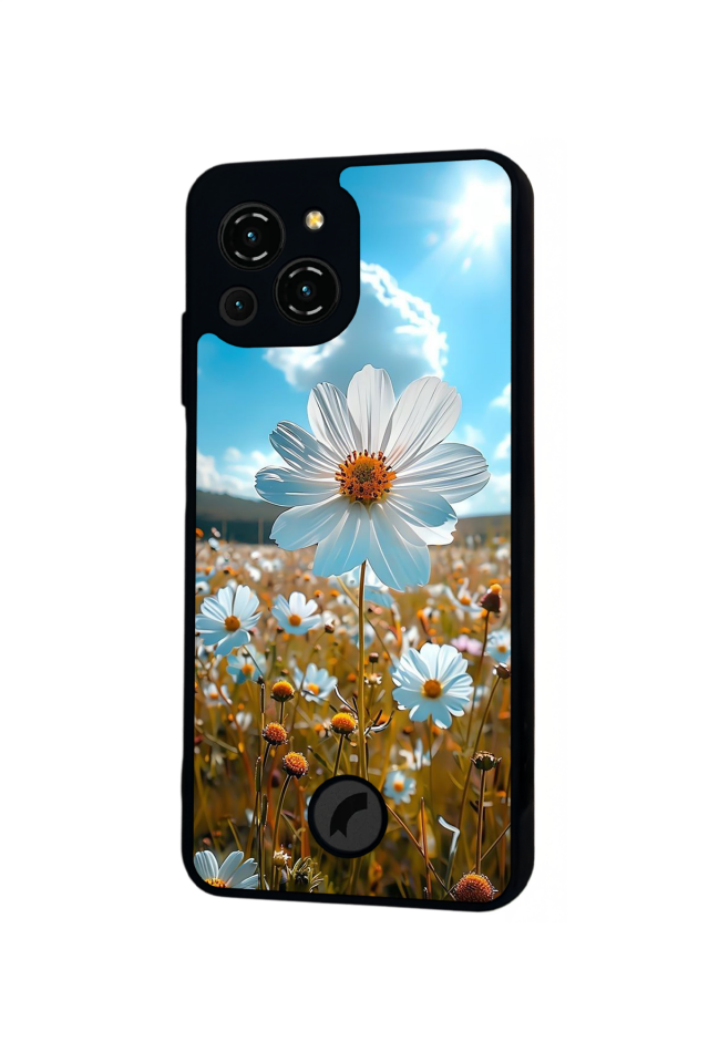 Reeder S23 Pro Max Uyumlu Cicek Tasarımlı Glossy Premium Kılıf