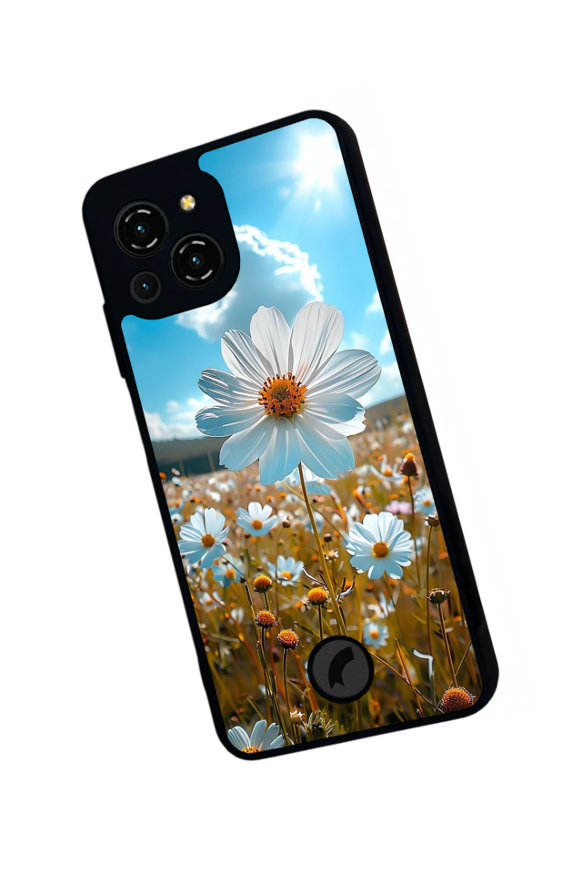 Reeder S23 Pro Max Uyumlu Cicek Tasarımlı Glossy Premium Kılıf