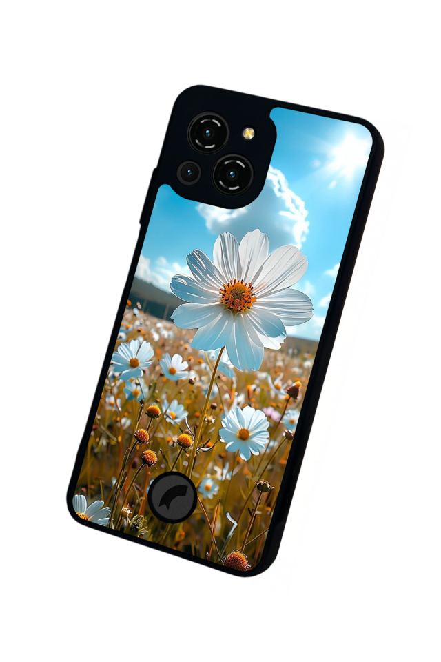 Reeder S23 Pro Max Uyumlu Cicek Tasarımlı Glossy Premium Kılıf