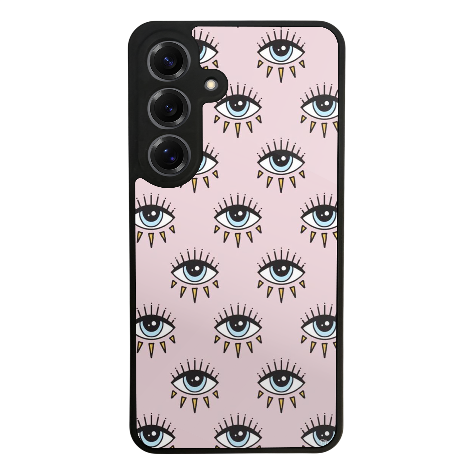 Samsung Galaxy S25 Uyumlu Göz Tasarımlı Glossy Premium Kılıf