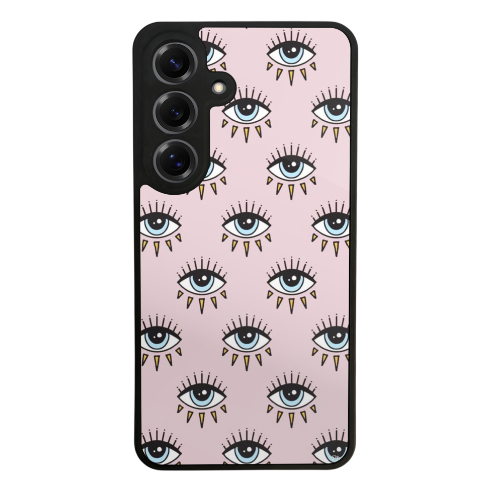 Samsung Galaxy S25 Uyumlu Göz Tasarımlı Glossy Premium Kılıf