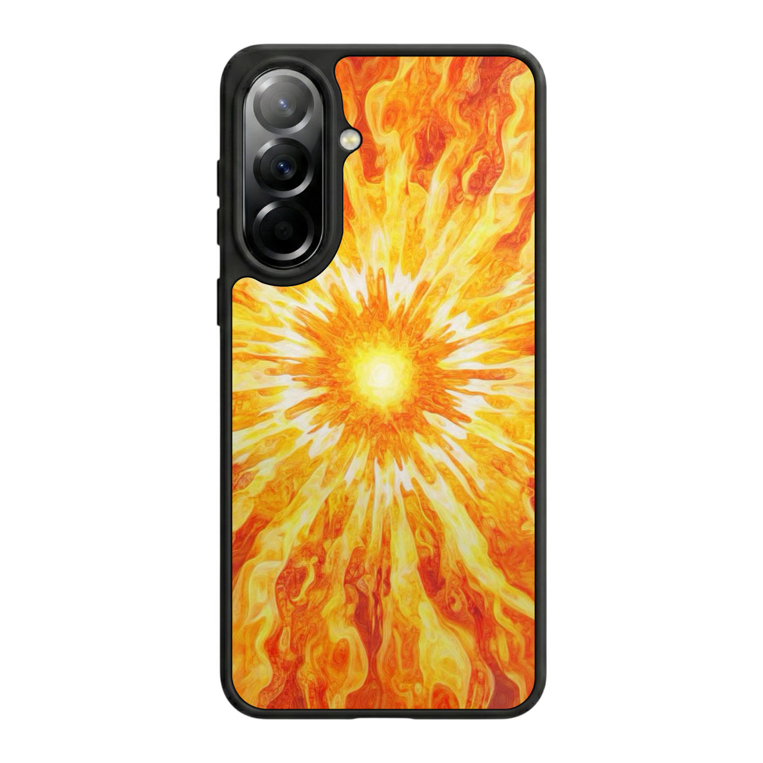 Samsung Galaxy A37 Uyumlu Güneş Tasarımlı Glossy Premium Kılıf
