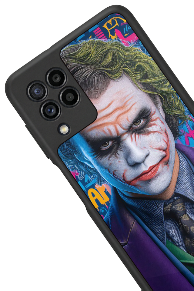 Samsung Galaxy M32 Uyumlu Joker Tasarımlı Glossy Premium Kılıf