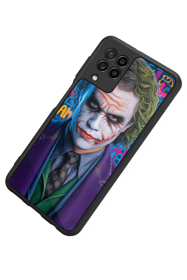 Samsung Galaxy M32 Uyumlu Joker Tasarımlı Glossy Premium Kılıf