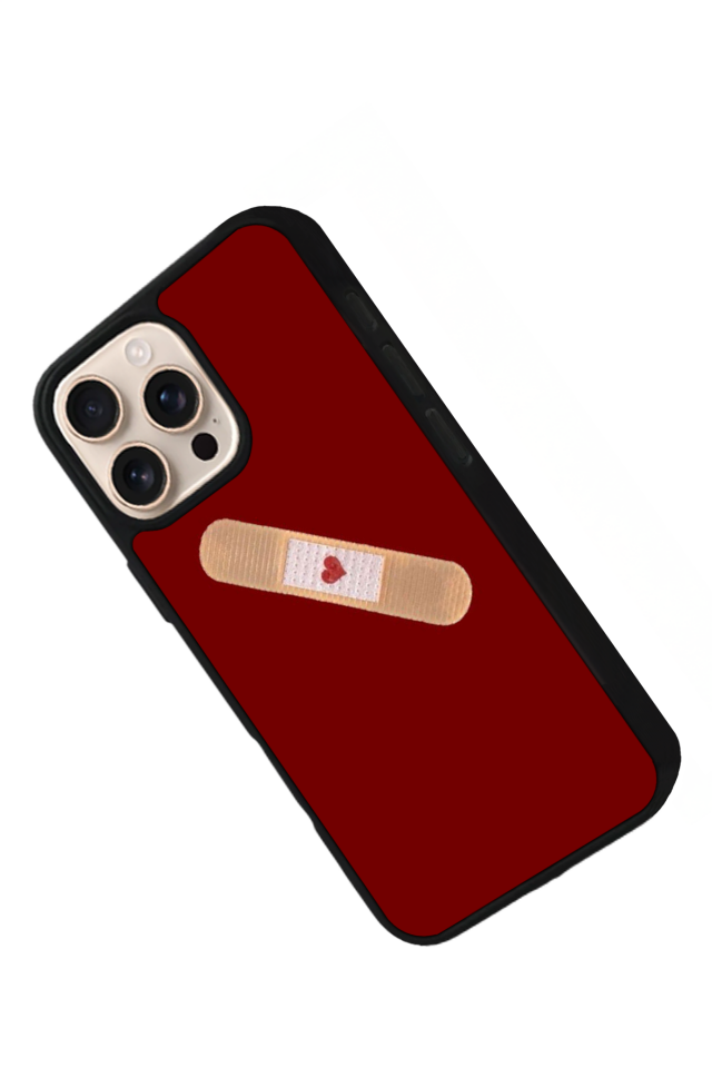 iPhone 16 Pro Max Uyumlu Kalp Love Tasarımlı Glossy Premium Kılıf