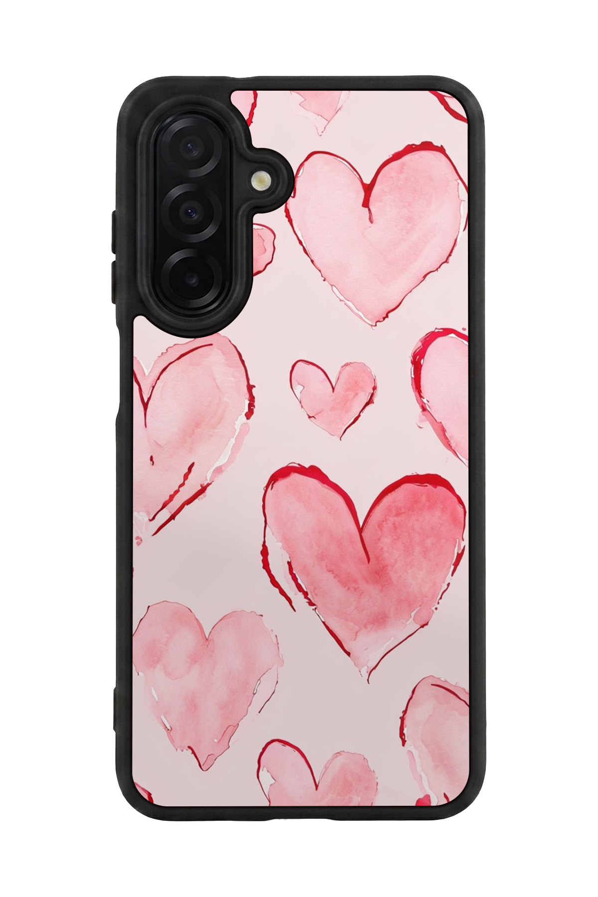 Samsung Galaxy A56 Uyumlu Kalp Love Tasarımlı Glossy Premium Kılıf