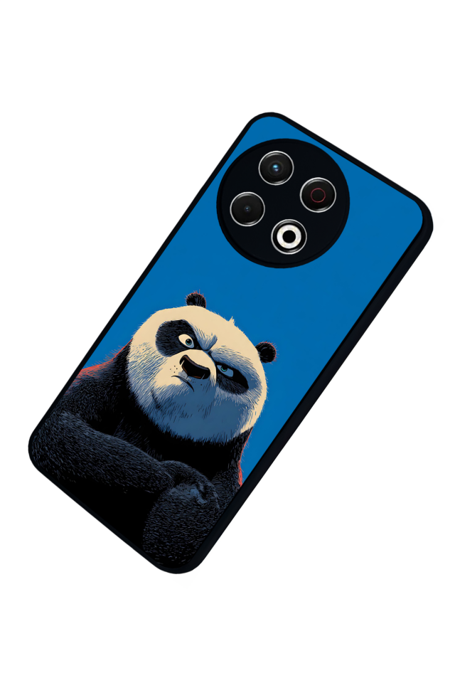Tecno Spark 30 Pro Uyumlu Kung Fu Panda Tasarımlı Glossy Premium Kılıf