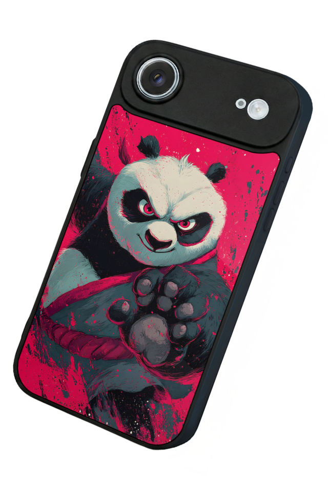 iPhone 17 Air Uyumlu Kung Fu Panda Tasarımlı Glossy Premium Kılıf
