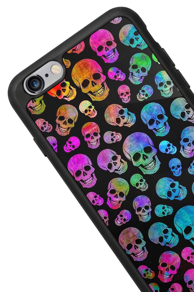 iPhone 6s Plus Uyumlu KuruKafa Tasarımlı Glossy Premium Kılıf