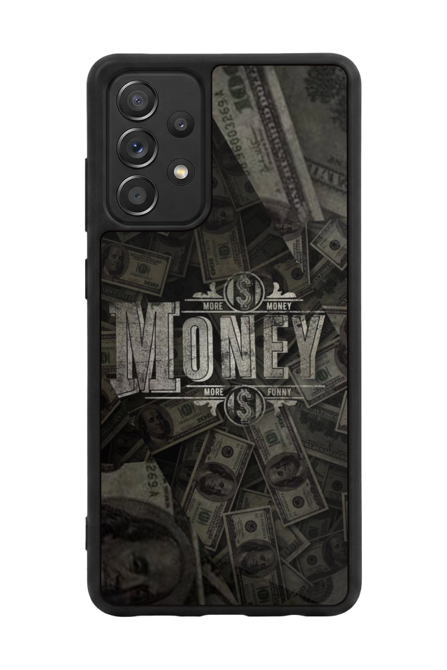 Samsung Galaxy A72 Uyumlu Money Para Tasarımlı Glossy Premium Kılıf