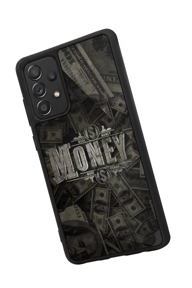 Samsung Galaxy A72 Uyumlu Money Para Tasarımlı Glossy Premium Kılıf