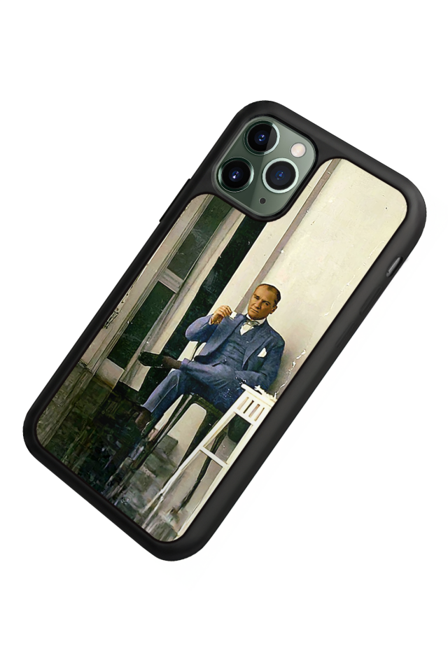 iPhone 11 Pro Uyumlu Mustafa Kemal Ataturk Tasarımlı Glossy Premium Kılıf