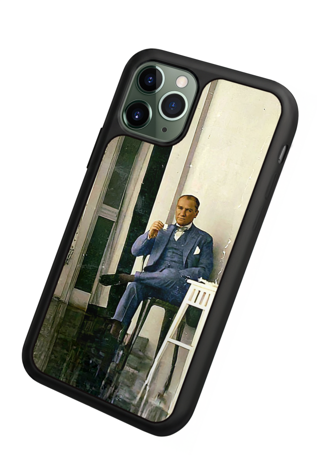 iPhone 11 Pro Uyumlu Mustafa Kemal Ataturk Tasarımlı Glossy Premium Kılıf