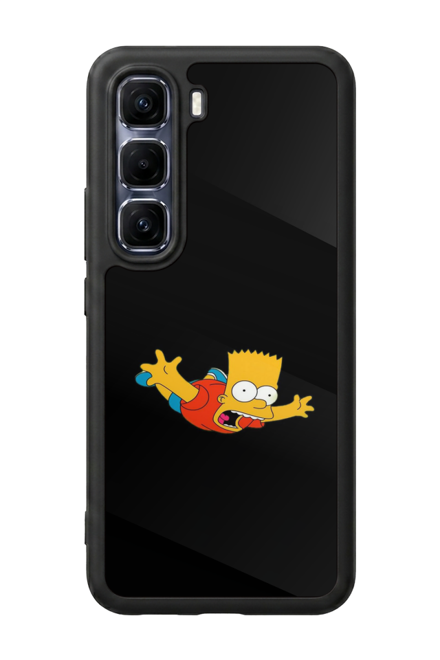 Infinix Hot 60 Pro Plus Uyumlu The Simpsons Tasarımlı Glossy Premium Kılıf