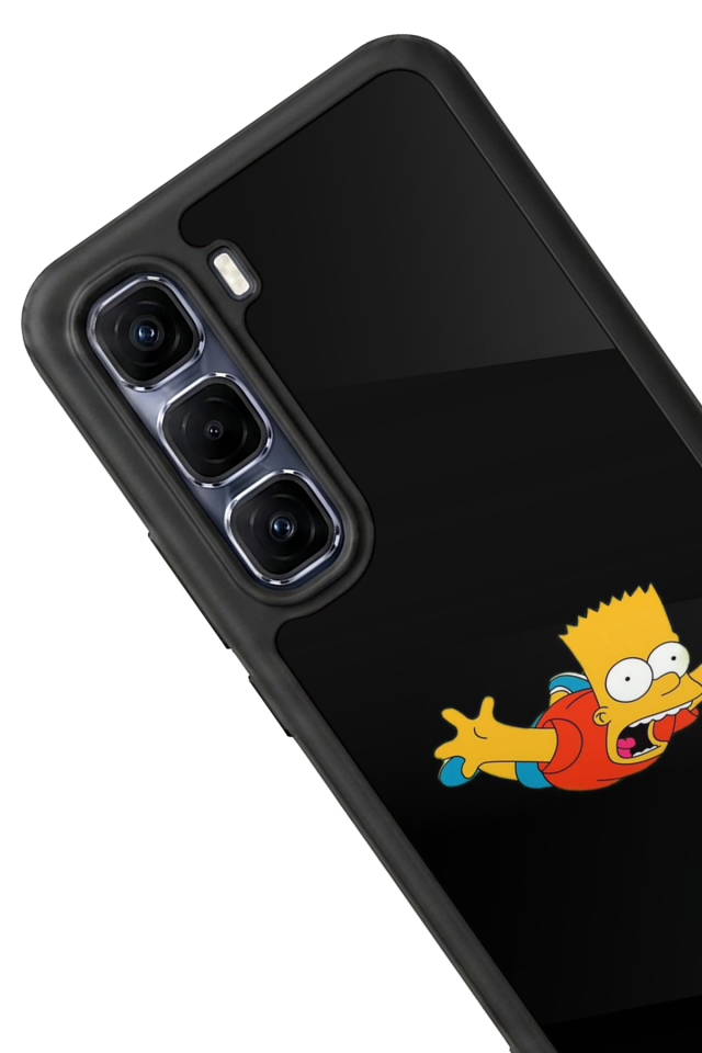 Infinix Hot 60 Pro Plus Uyumlu The Simpsons Tasarımlı Glossy Premium Kılıf