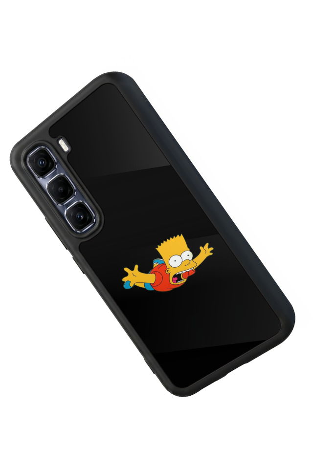 Infinix Hot 60 Pro Plus Uyumlu The Simpsons Tasarımlı Glossy Premium Kılıf