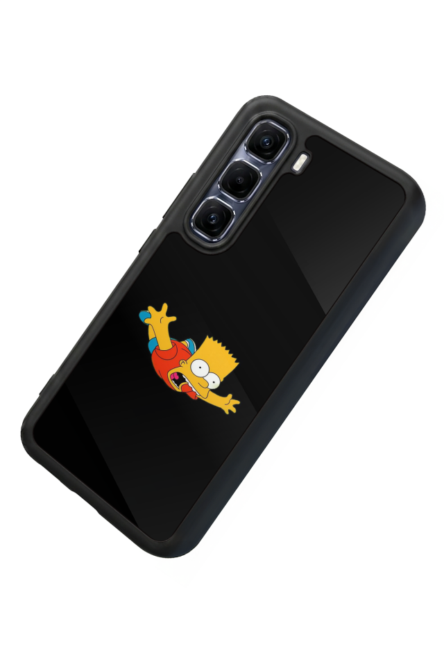 Infinix Hot 60 Pro Plus Uyumlu The Simpsons Tasarımlı Glossy Premium Kılıf