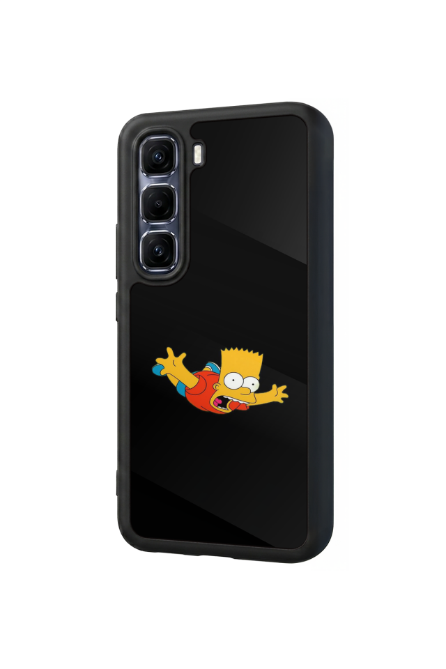 Infinix Hot 60 Pro Plus Uyumlu The Simpsons Tasarımlı Glossy Premium Kılıf