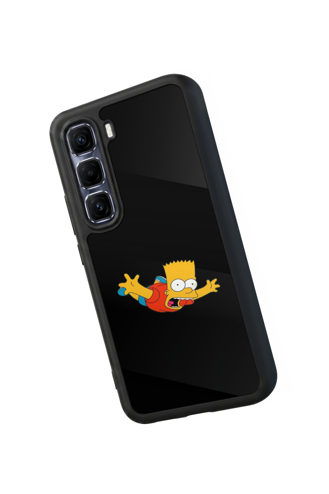 Infinix Hot 60 Pro Plus Uyumlu The Simpsons Tasarımlı Glossy Premium Kılıf