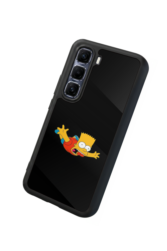 Infinix Hot 60 Pro Plus Uyumlu The Simpsons Tasarımlı Glossy Premium Kılıf