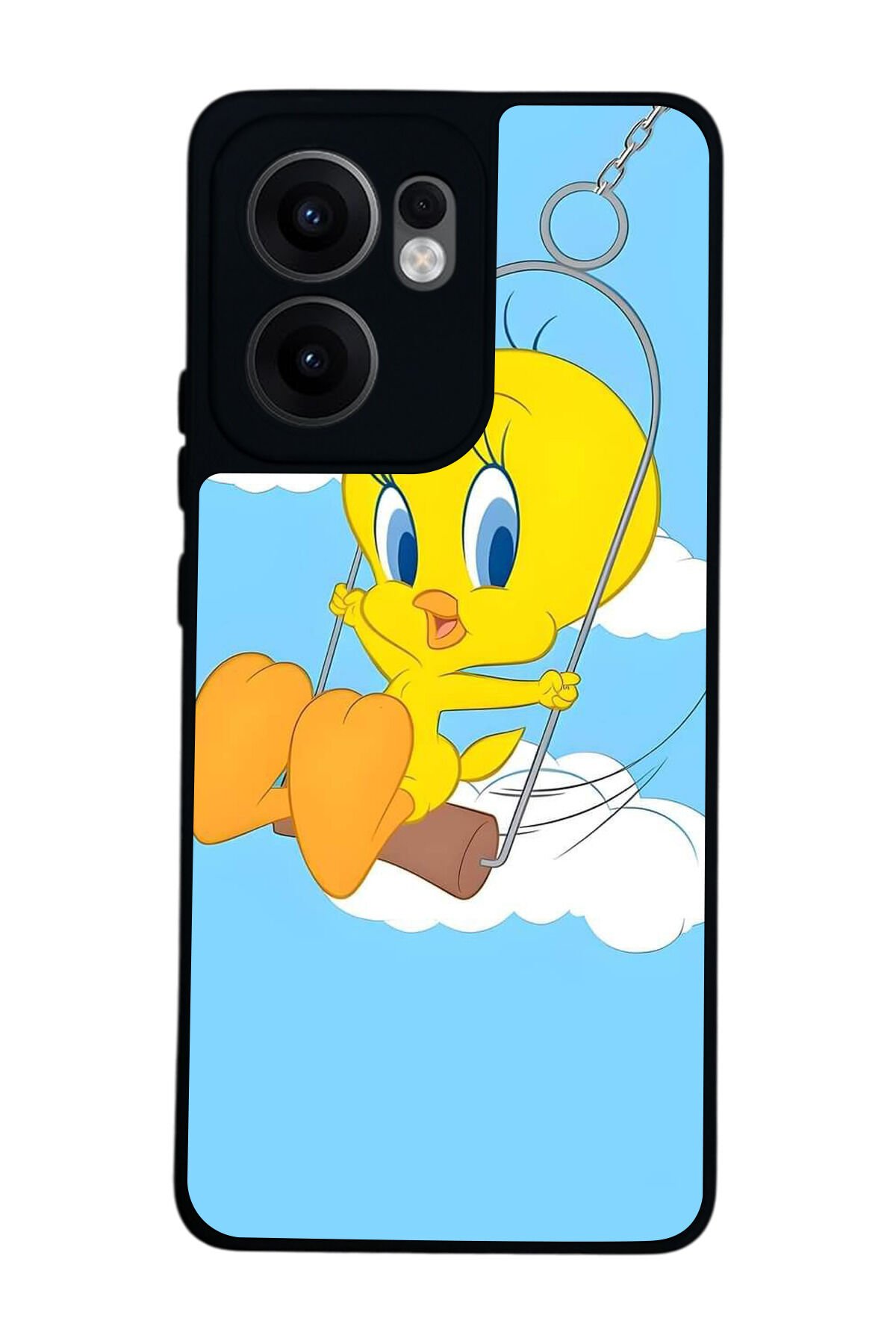 Oppo Reno 13F Uyumlu Tweety Tasarımlı Glossy Premium Kılıf
