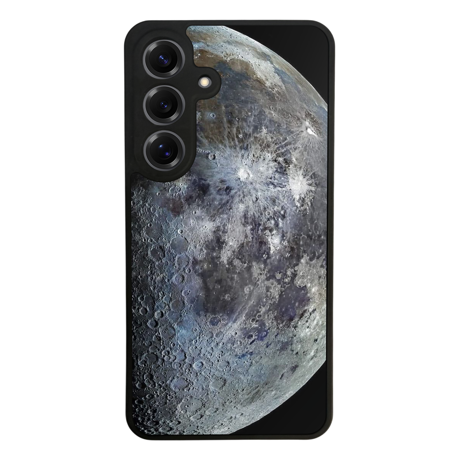 Samsung Galaxy S25 Uyumlu Ay Tasarımlı Glossy Premium Kılıf