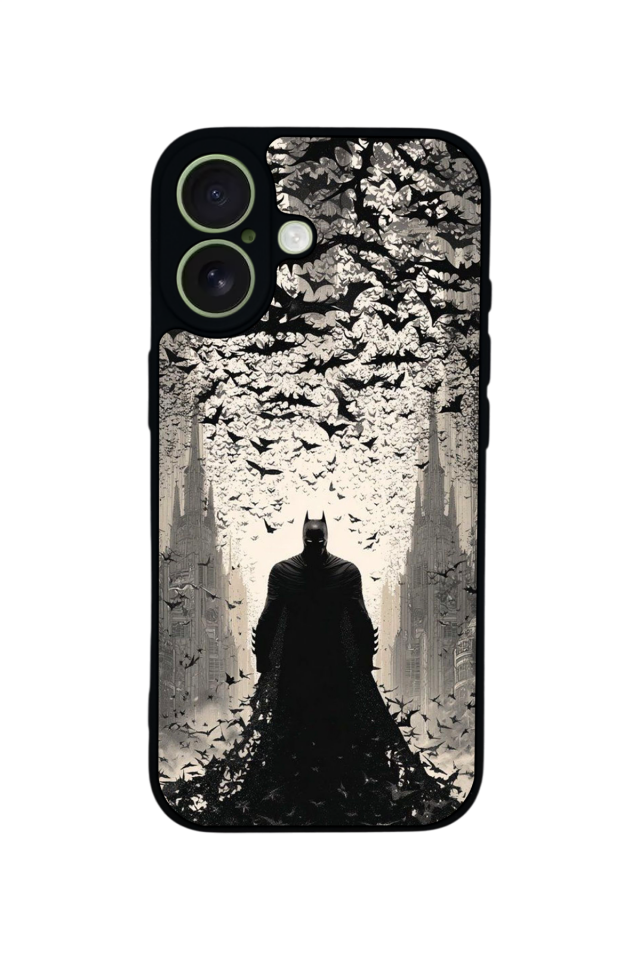 iPhone 17 Uyumlu Batman Tasarımlı Glossy Premium Kılıf