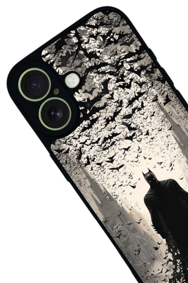 iPhone 17 Uyumlu Batman Tasarımlı Glossy Premium Kılıf