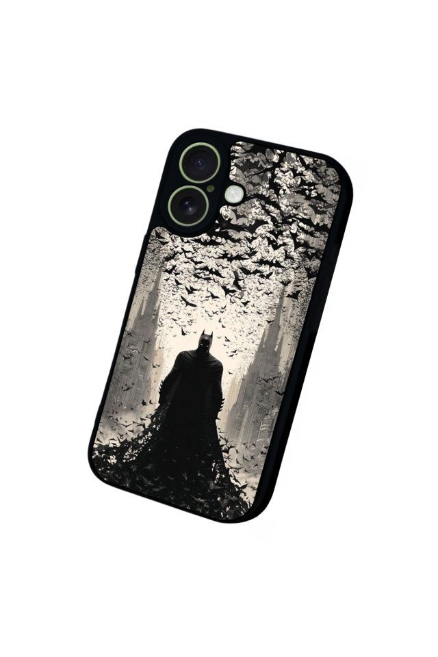 iPhone 17 Uyumlu Batman Tasarımlı Glossy Premium Kılıf