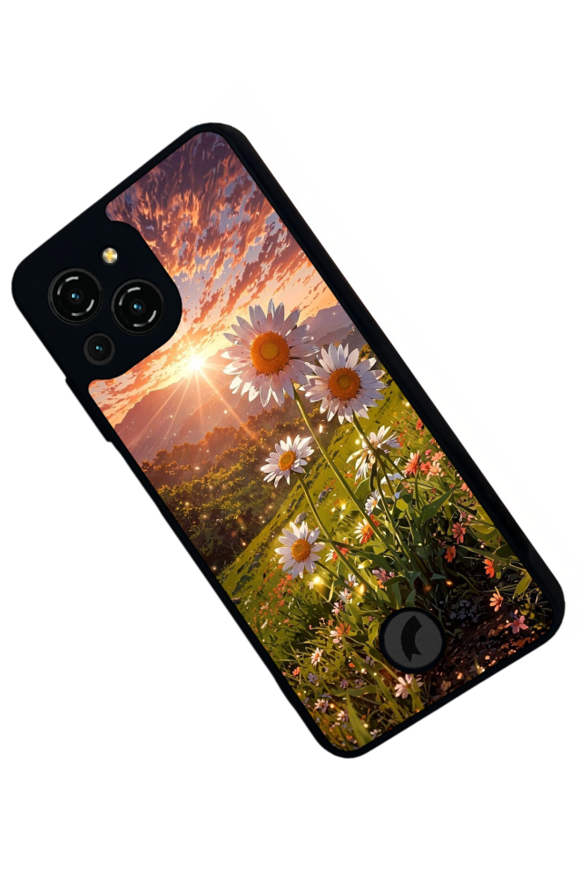 Reeder S23 Pro Max Uyumlu Cicek Tasarımlı Glossy Premium Kılıf