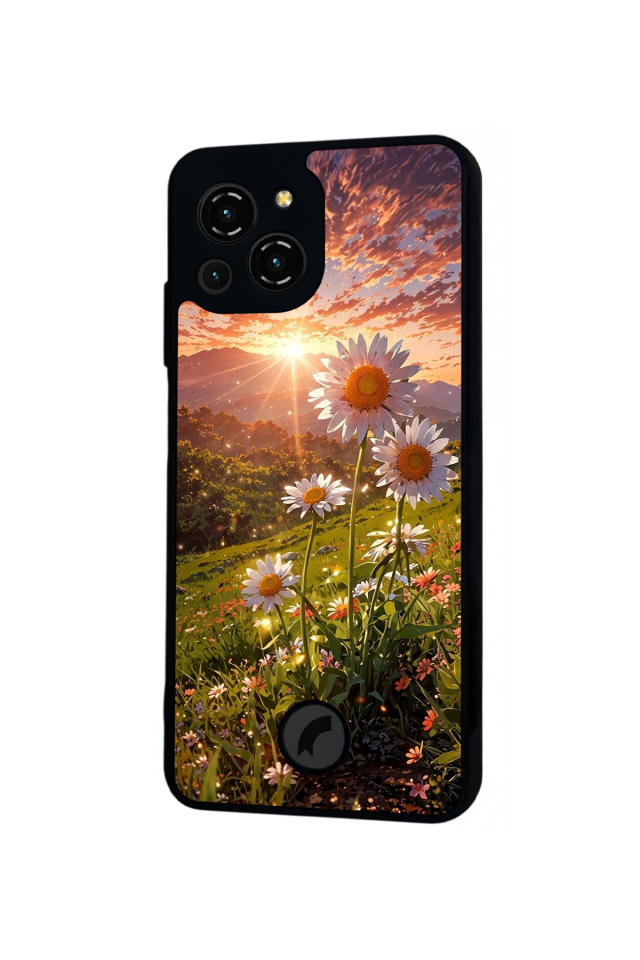 Reeder S23 Pro Max Uyumlu Cicek Tasarımlı Glossy Premium Kılıf