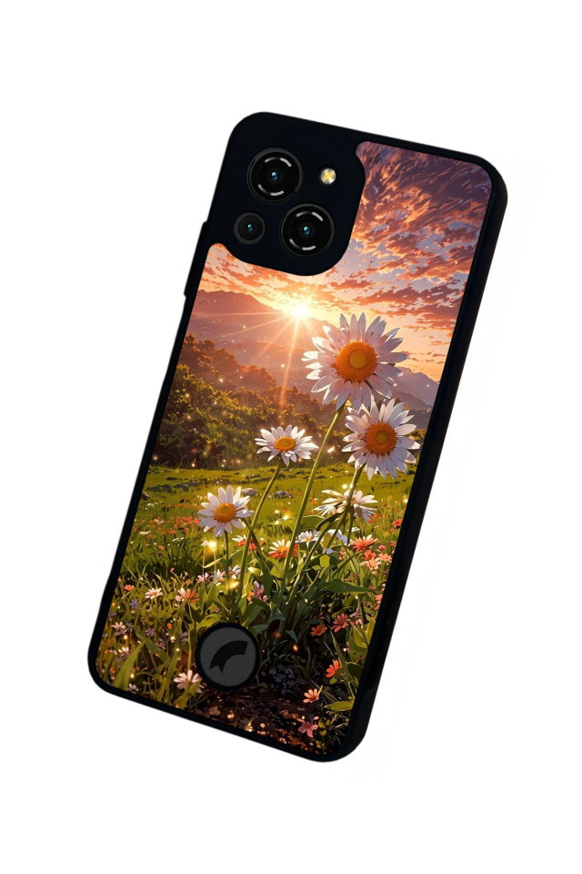 Reeder S23 Pro Max Uyumlu Cicek Tasarımlı Glossy Premium Kılıf