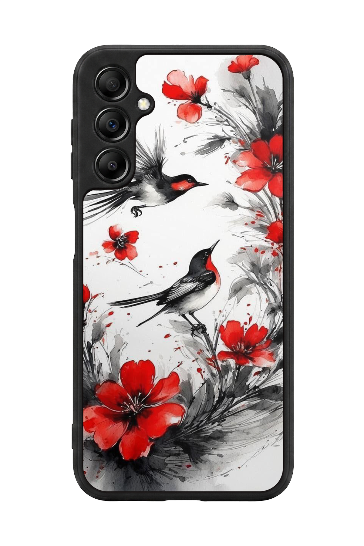 Samsung Galaxy A14 Uyumlu Floral Tasarımlı Glossy Premium Kılıf