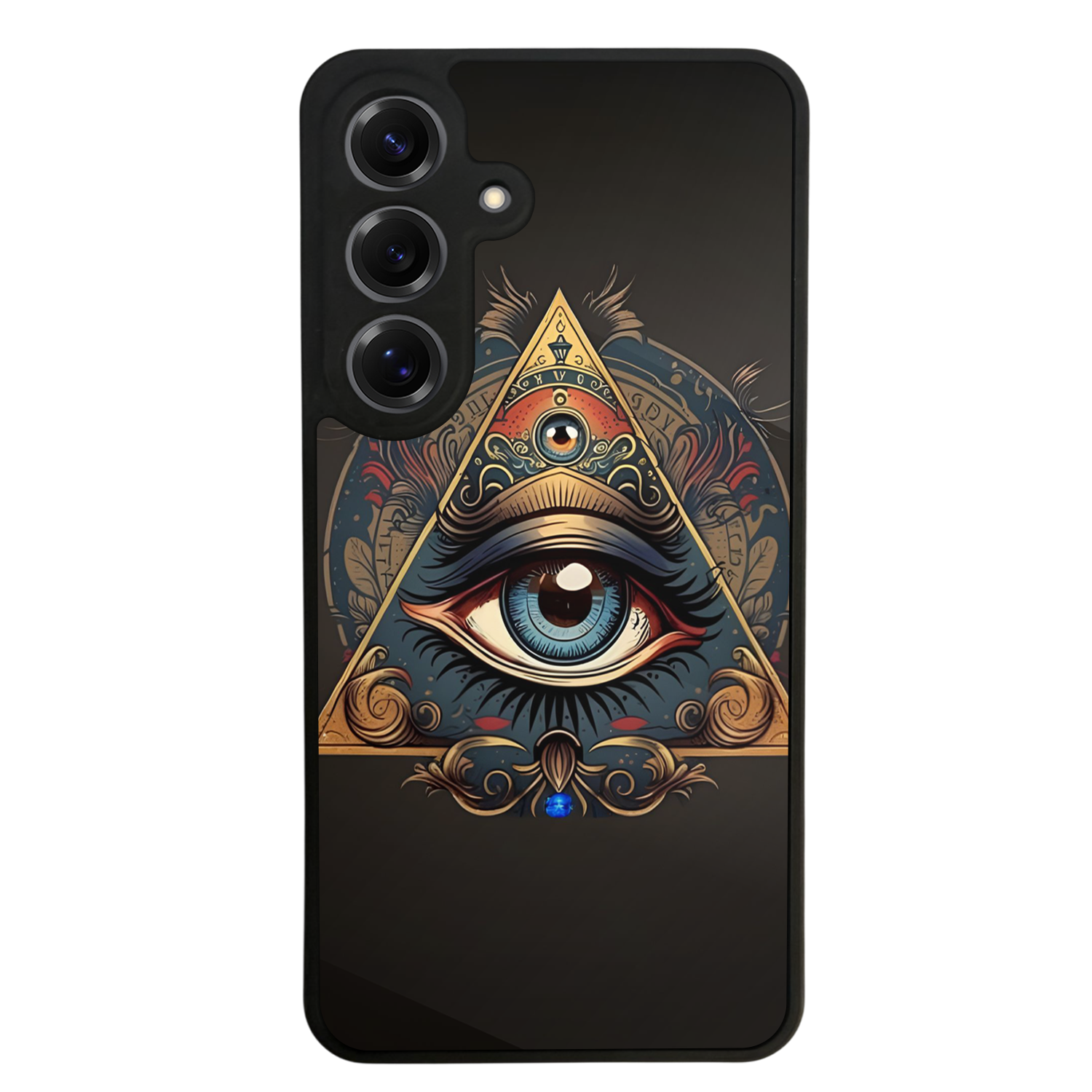 Samsung Galaxy S25 Uyumlu Göz Tasarımlı Glossy Premium Kılıf