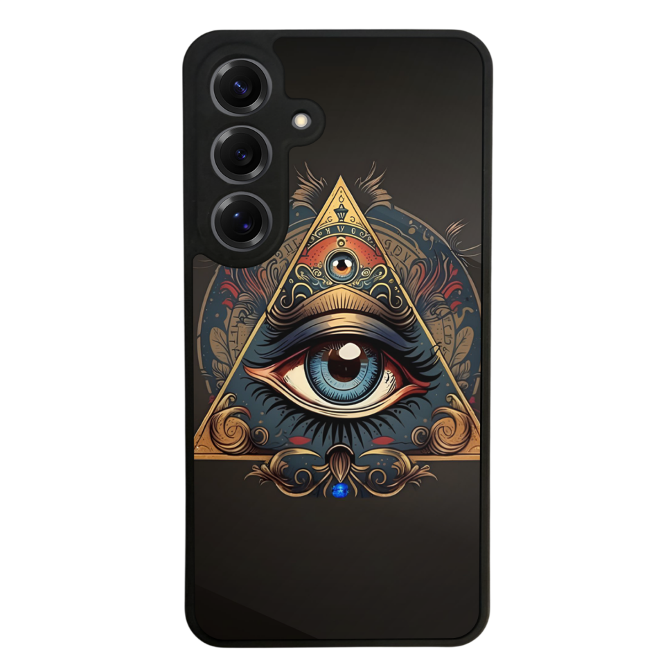 Samsung Galaxy S25 Uyumlu Göz Tasarımlı Glossy Premium Kılıf