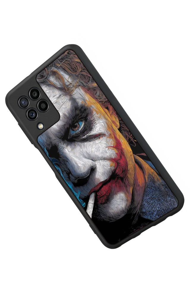 Samsung Galaxy M32 Uyumlu Joker Tasarımlı Glossy Premium Kılıf
