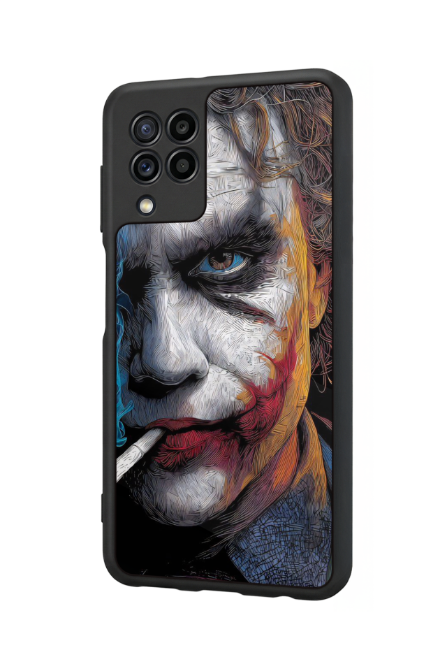 Samsung Galaxy M32 Uyumlu Joker Tasarımlı Glossy Premium Kılıf