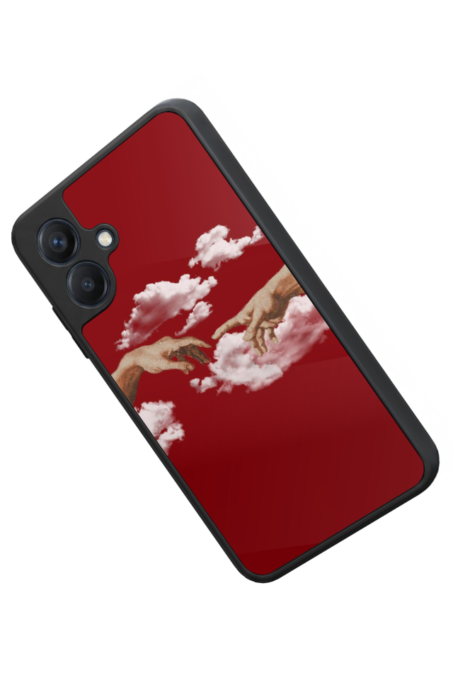 Samsung Galaxy A07 Uyumlu Kirmizi Tasarımlı Glossy Premium Kılıf