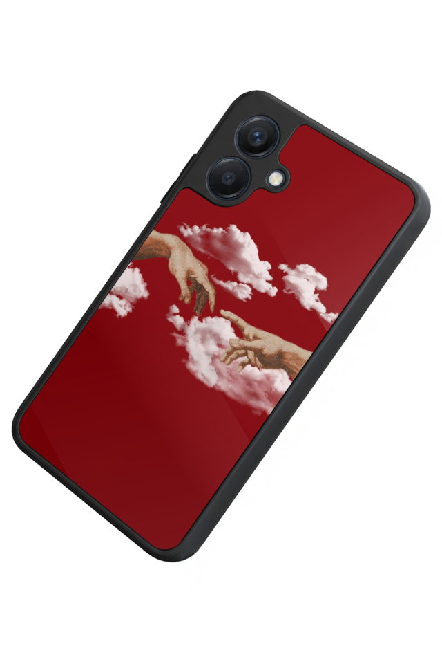 Samsung Galaxy A07 Uyumlu Kirmizi Tasarımlı Glossy Premium Kılıf