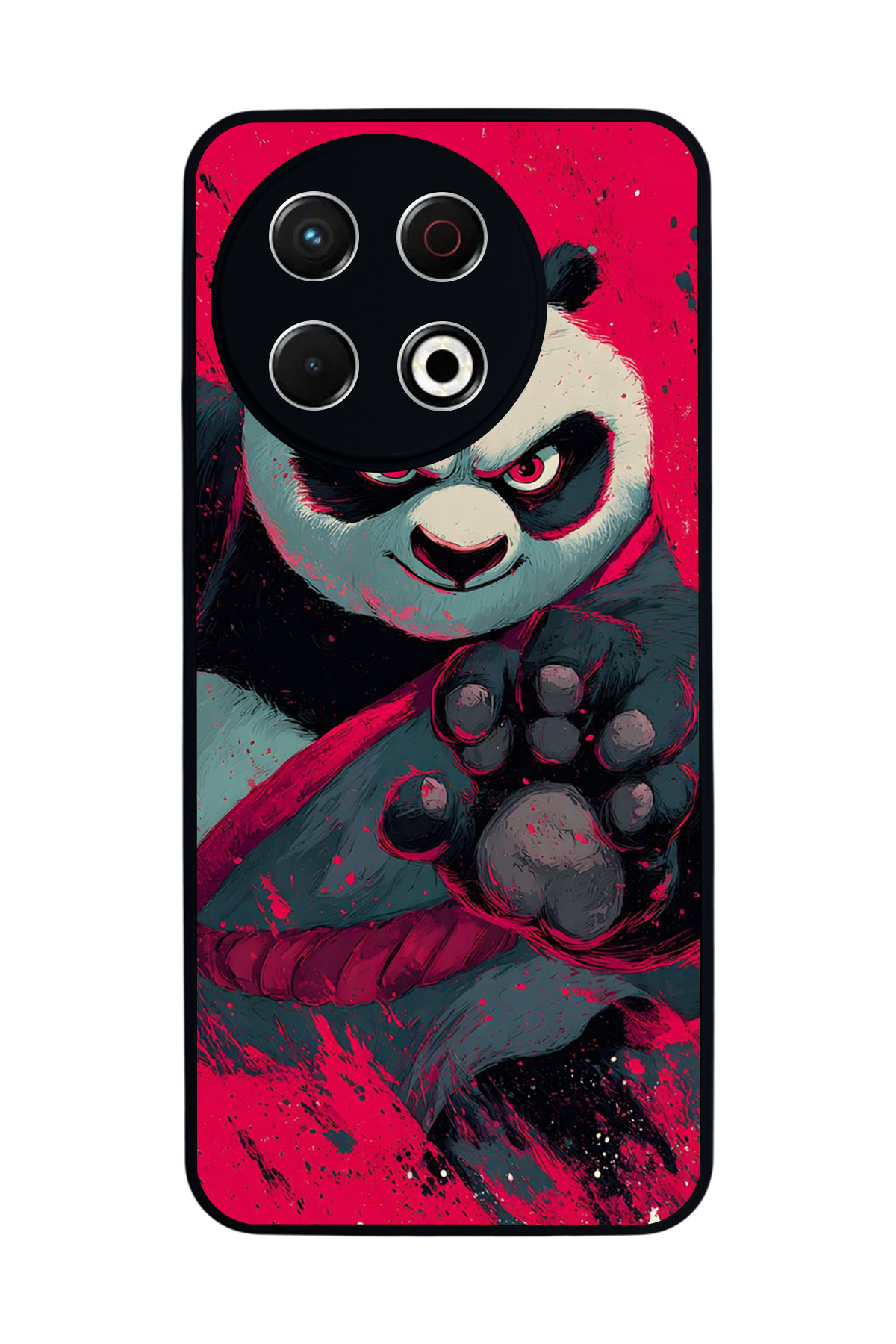 Tecno Spark 30 Pro Uyumlu Kung Fu Panda Tasarımlı Glossy Premium Kılıf