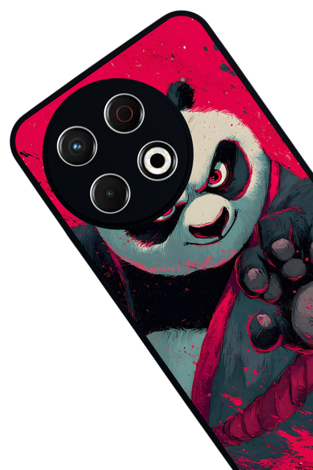 Tecno Spark 30 Pro Uyumlu Kung Fu Panda Tasarımlı Glossy Premium Kılıf