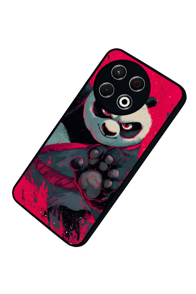 Tecno Spark 30 Pro Uyumlu Kung Fu Panda Tasarımlı Glossy Premium Kılıf
