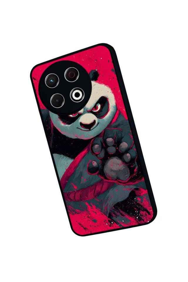 Tecno Spark 30 Pro Uyumlu Kung Fu Panda Tasarımlı Glossy Premium Kılıf
