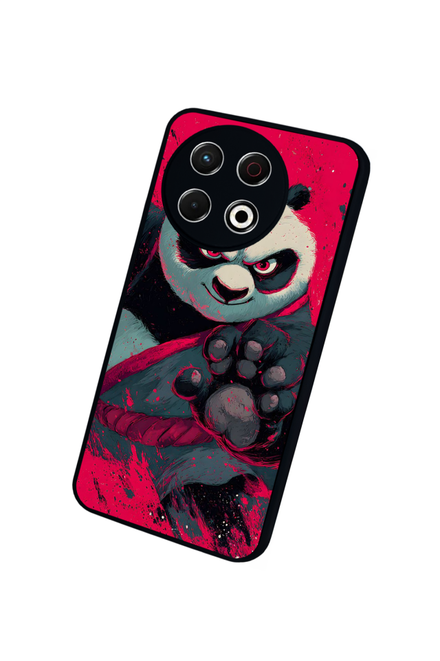 Tecno Spark 30 Pro Uyumlu Kung Fu Panda Tasarımlı Glossy Premium Kılıf
