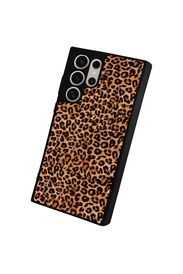 Samsung Galaxy S24 Ultra Uyumlu Leopar Tasarımlı Glossy Premium Kılıf