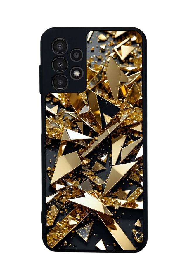Samsung Galaxy A23 Uyumlu Mermer Marble Tasarımlı Glossy Premium Kılıf